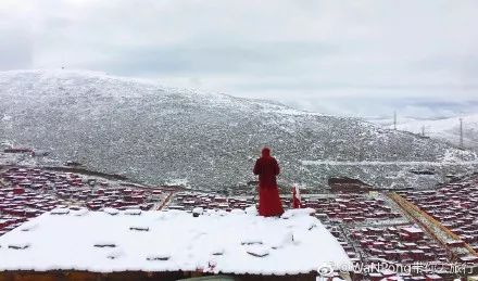 色達，你下雪的樣子真美！ 旅行 第6張