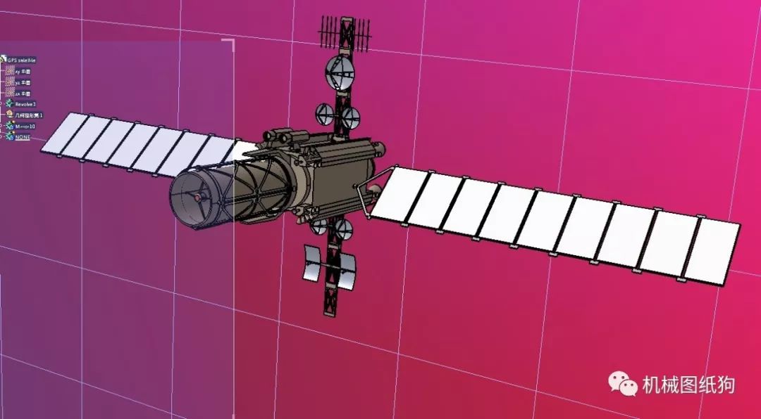 【飛行模型】GPS定位衛星模型3D圖紙 STEP格式 家居 第3張