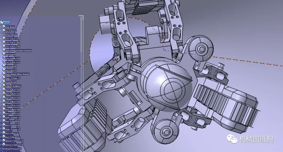 【機器人】鑽管洞的攀爬機器人3D數模圖紙 STP格式 科技 第3張