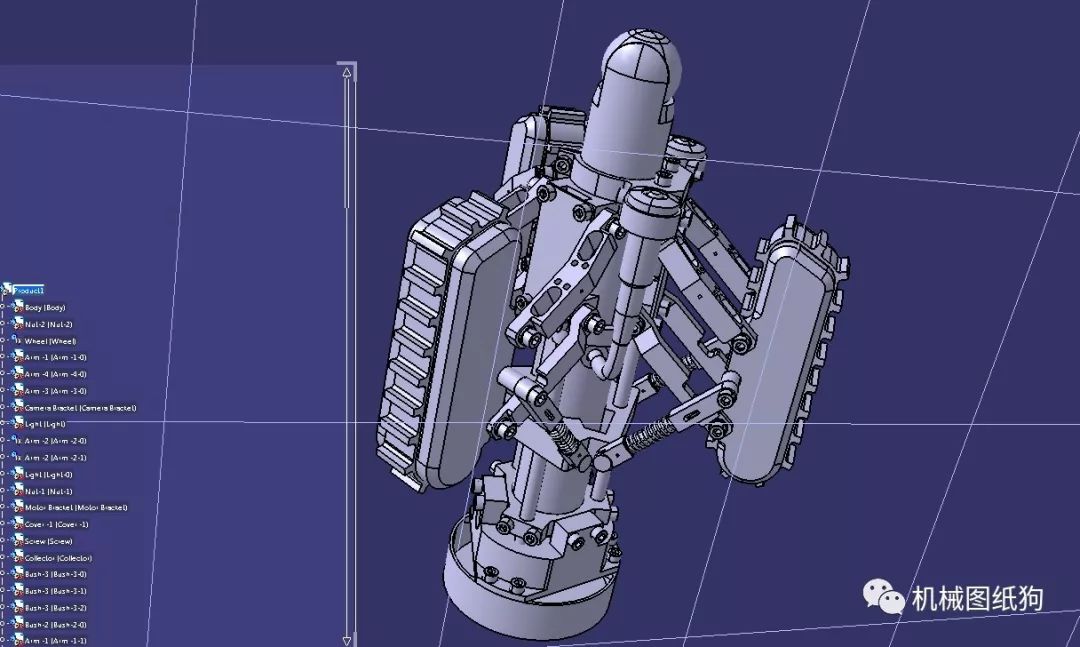 【機器人】鑽管洞的攀爬機器人3D數模圖紙 STP格式 科技 第5張