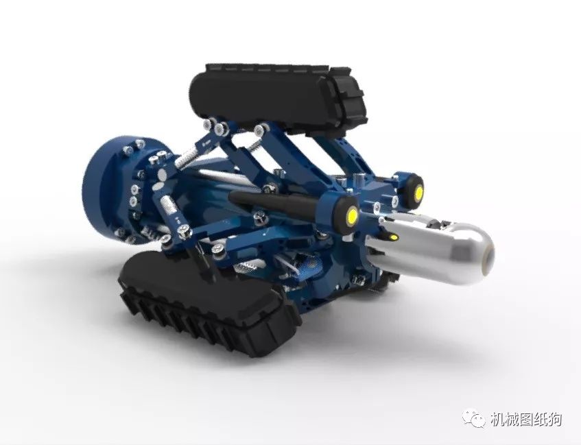 【機器人】鑽管洞的攀爬機器人3D數模圖紙 STP格式 科技 第1張