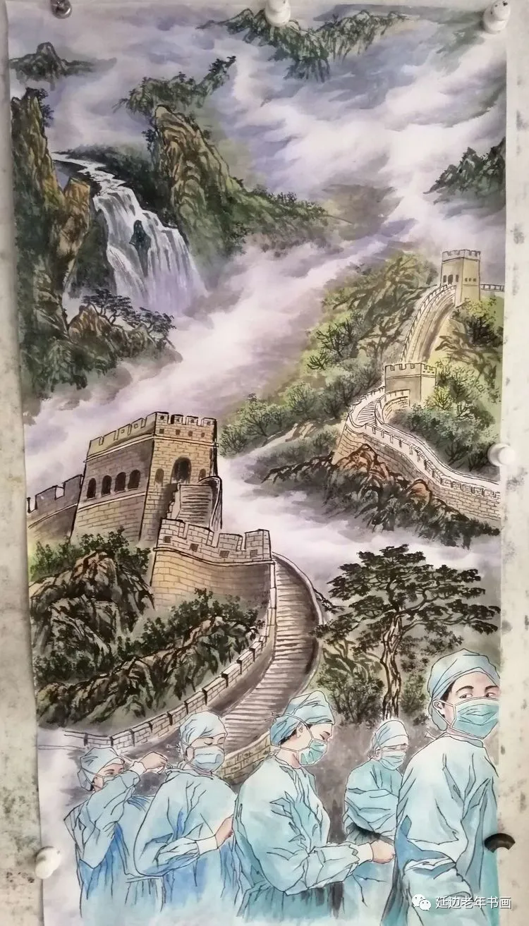 吉林省珲春市举办清明祭奠抗疫英烈书画展 吉林省珲春市举办清明祭奠抗疫英烈书画展
