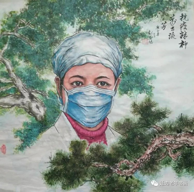 吉林省珲春市举办清明祭奠抗疫英烈书画展 吉林省珲春市举办清明祭奠抗疫英烈书画展