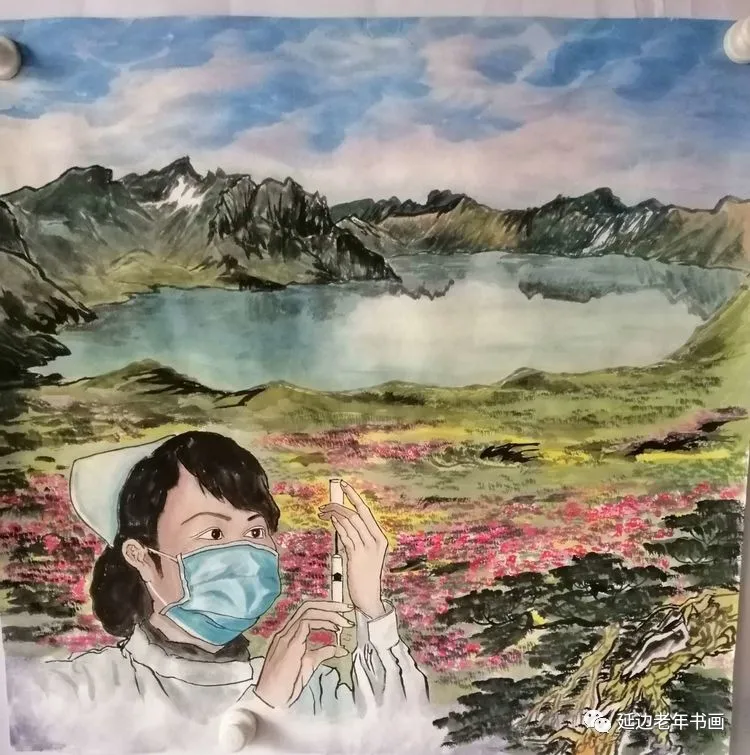 吉林省珲春市举办清明祭奠抗疫英烈书画展 吉林省珲春市举办清明祭奠抗疫英烈书画展