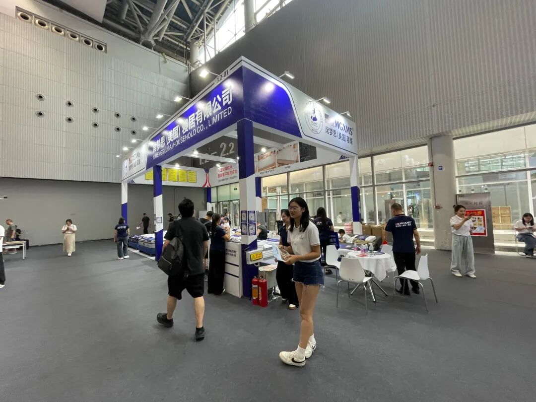 展会现场标准展位搭建实景
