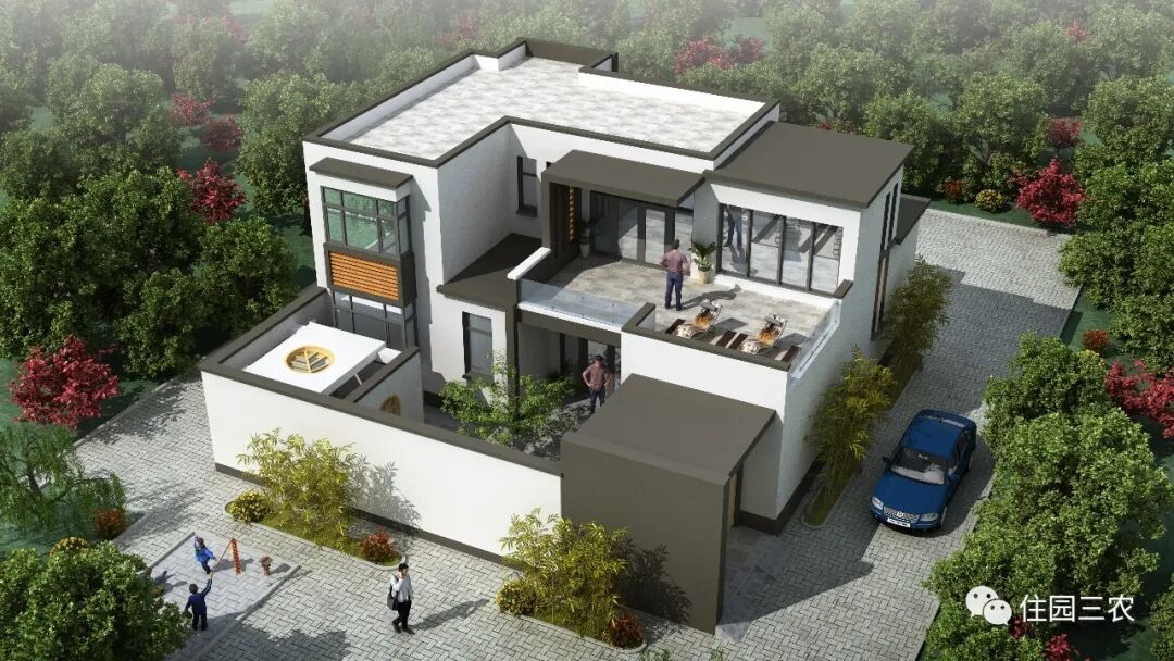 美出天际的自建别墅，随便建一套都很抢眼