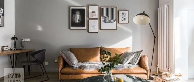 73㎡二居室，这对恩爱夫妻花41万，打造出极简北欧风