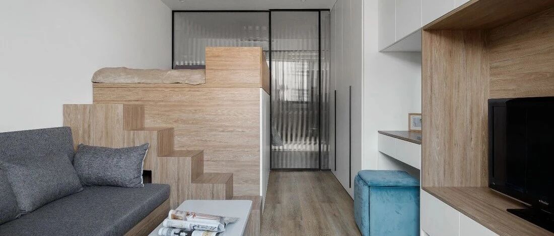 30㎡住下一家四口，干湿分离卫生间、两用阳台、书房全都有，小家越住越大！