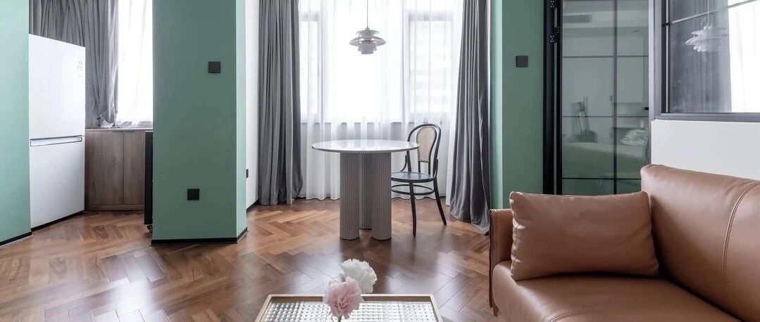 北京教师夫妻买下44㎡公寓，一房改两房+三分离卫生间，还有15m³储物空间！