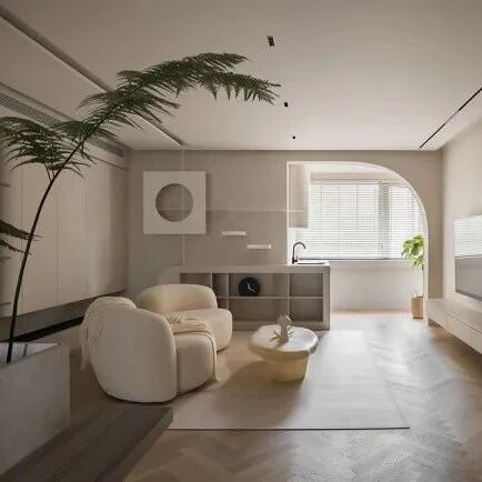 画架小姐和医生先生的家：无门套、踢脚线、门槛石——这个侘寂风新房不太冷