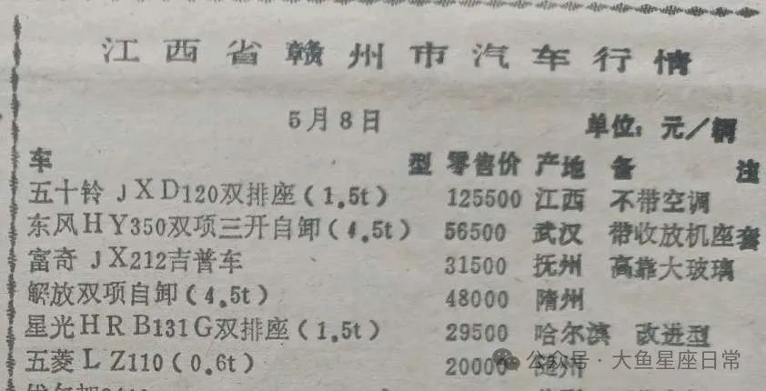 解放141多少钱