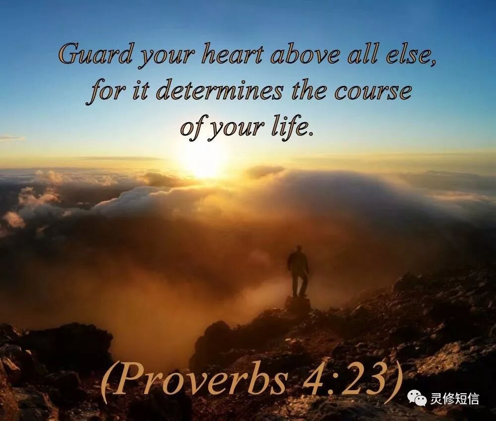 人心决定人一生的果效 灵修短信 微信公众号文章阅读 Wemp