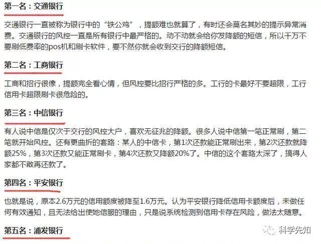 这5家信用卡最新风控预警！