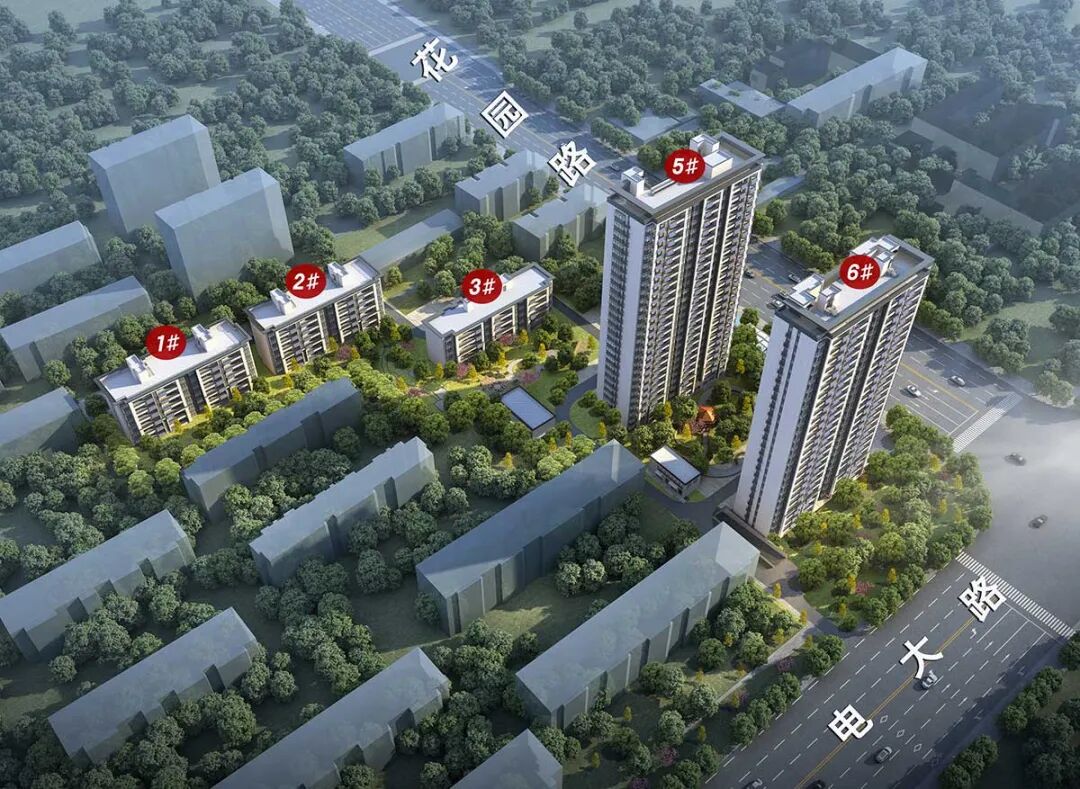 学府大宅建面约:119-165㎡ 墅质洋房 瞰景高层 火爆全城现代 · 御 