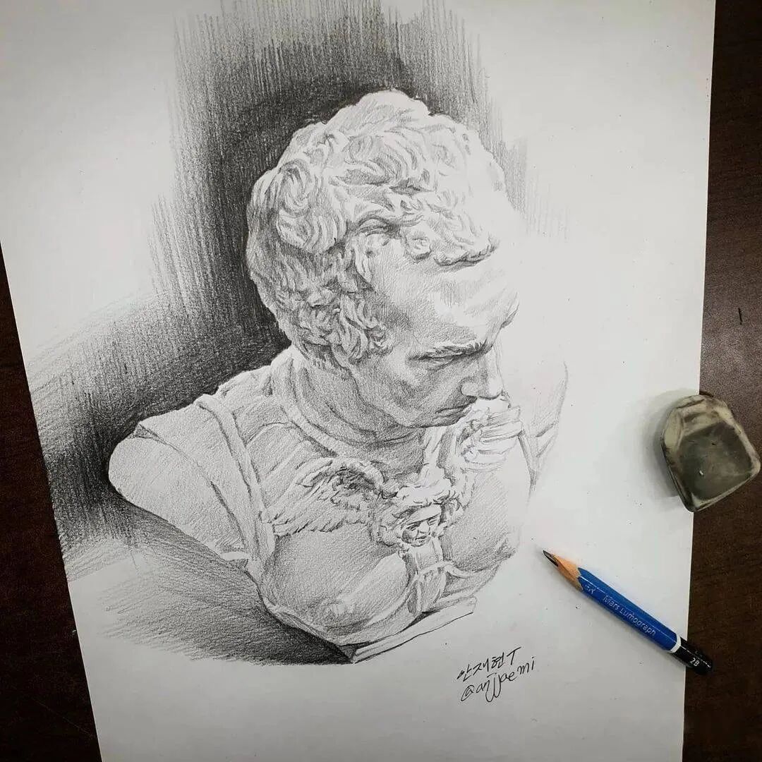 一位美术教师的日常素描(图3)