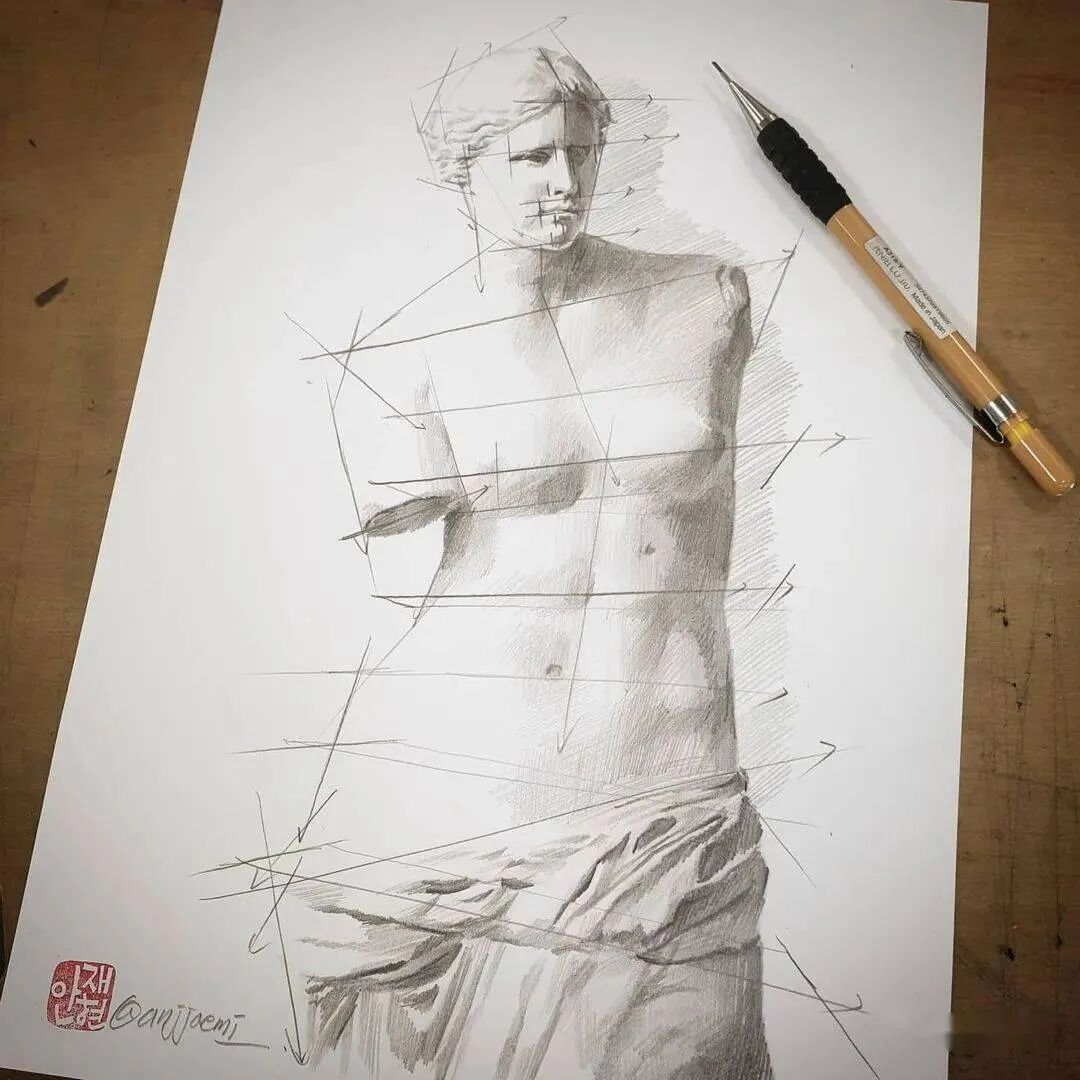 一位美术教师的日常素描(图5)