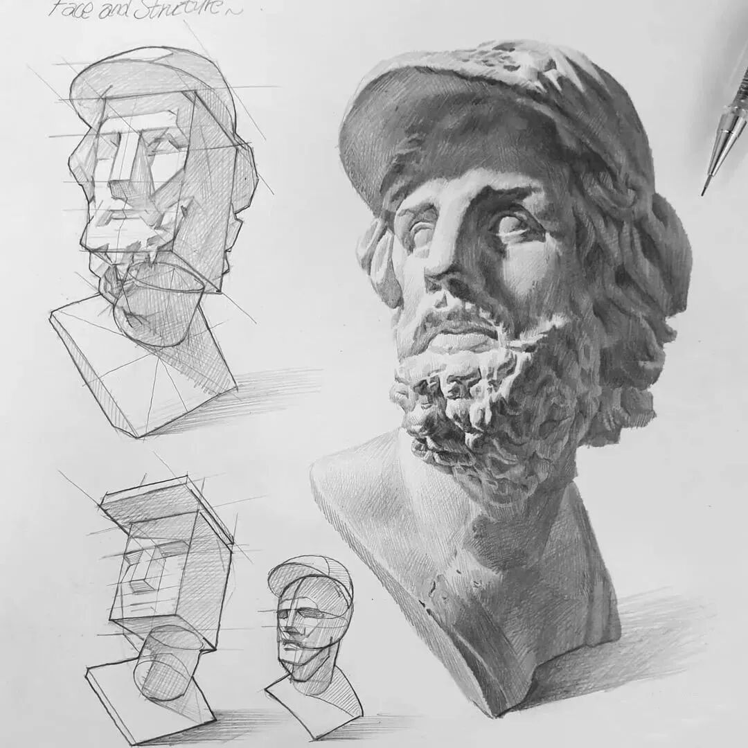 一位美术教师的日常素描(图6)