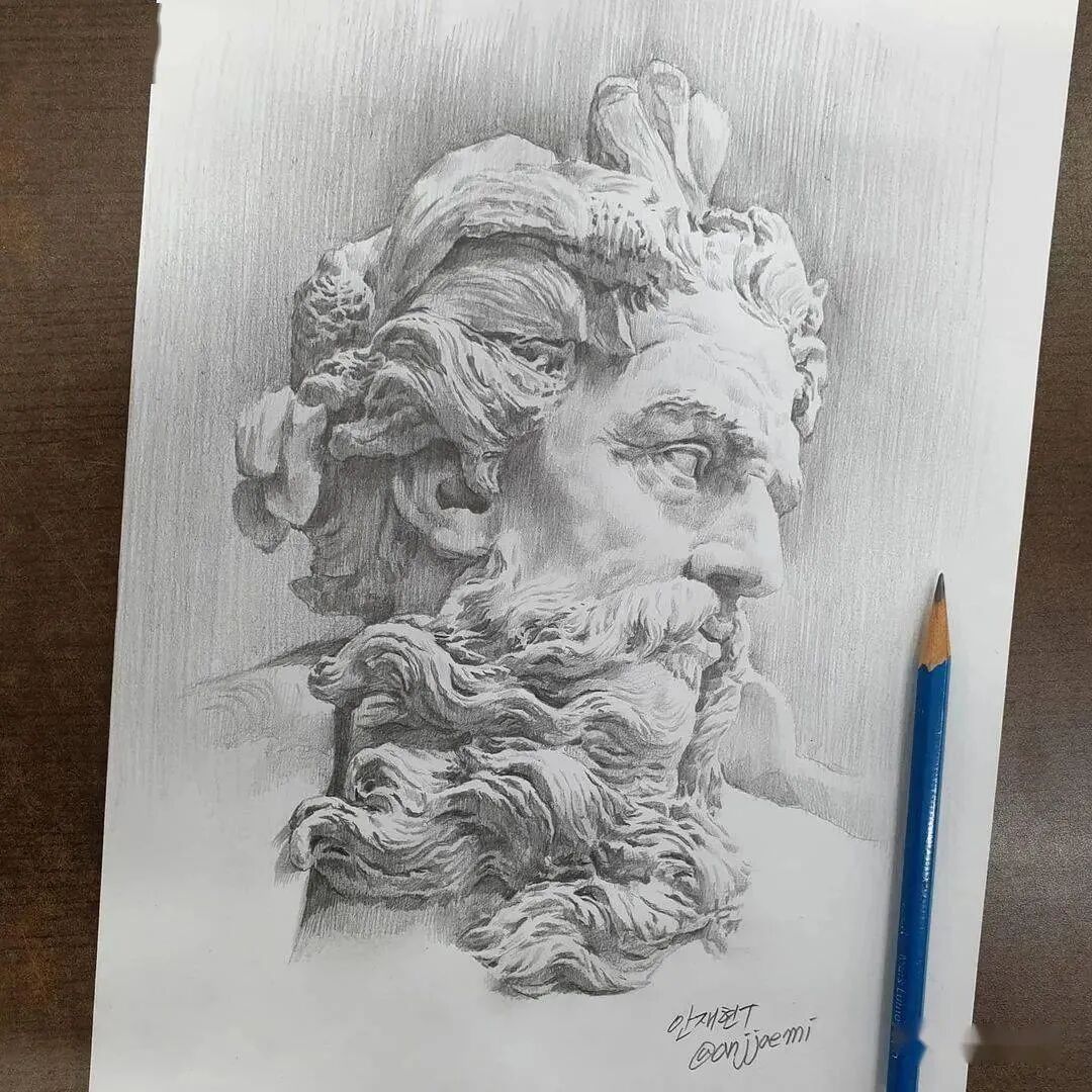 一位美术教师的日常素描(图7)