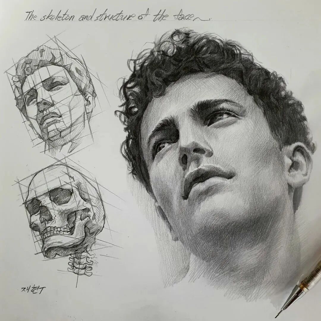 一位美术教师的日常素描(图46)