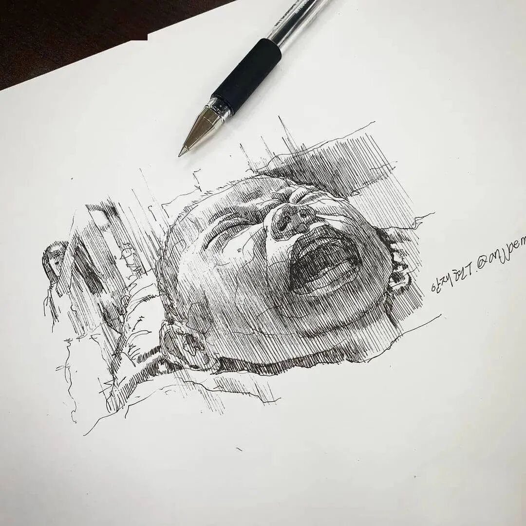 一位美术教师的日常素描(图42)