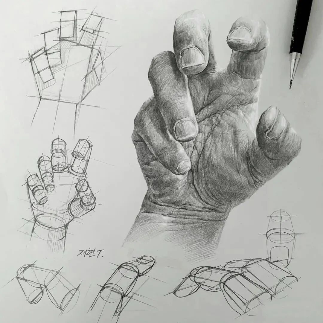 一位美术教师的日常素描(图35)