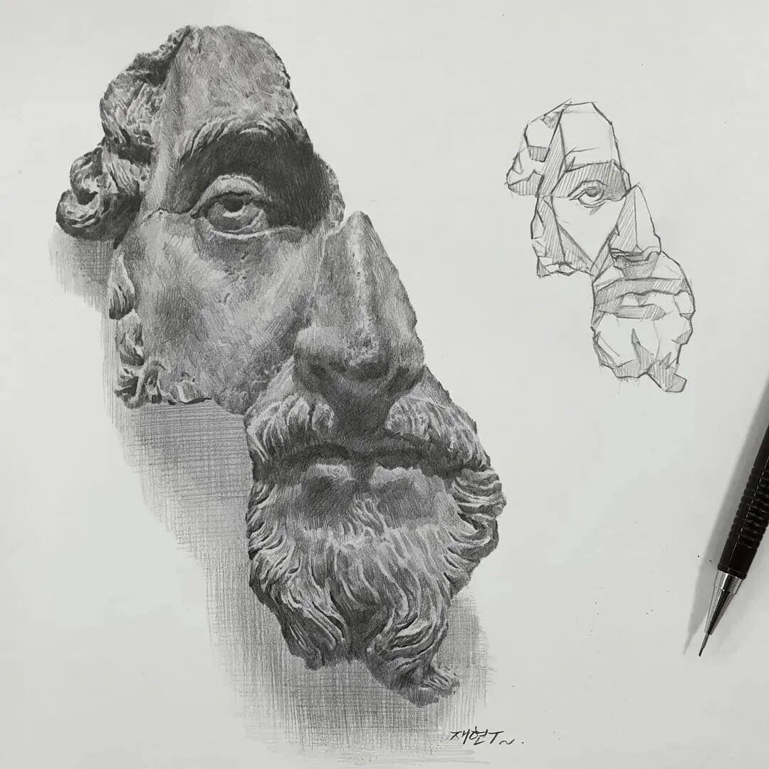 一位美术教师的日常素描(图8)