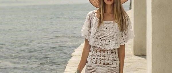 多图预警！这个夏天的“小白”到位了吗？用不过时的超清爽白色钩针蕾丝衣大赏