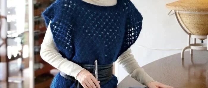 这难道不是你们想要的秋冬毛衣吗？百搭又高级，快学起来！