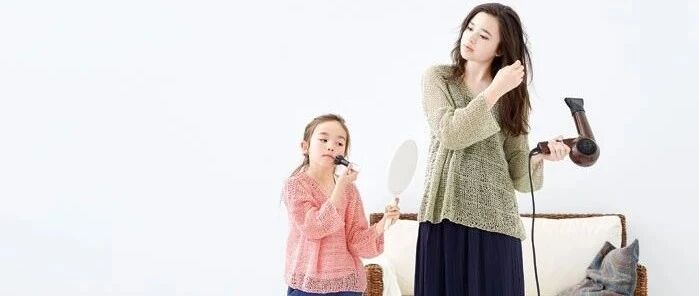 哟哟切克闹，网红亲子装来一套，有编织图解哦