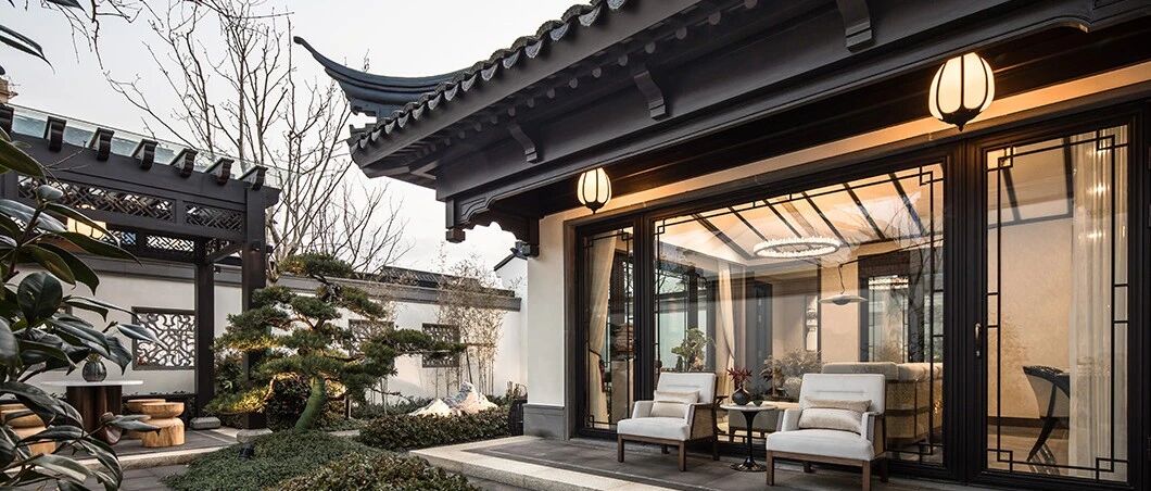 130㎡中式合院，一花一木，满庭芳华！