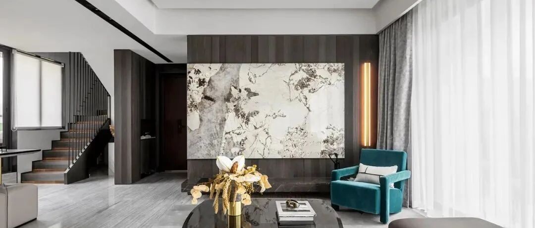 160㎡轻奢主义叠拼样板房设计