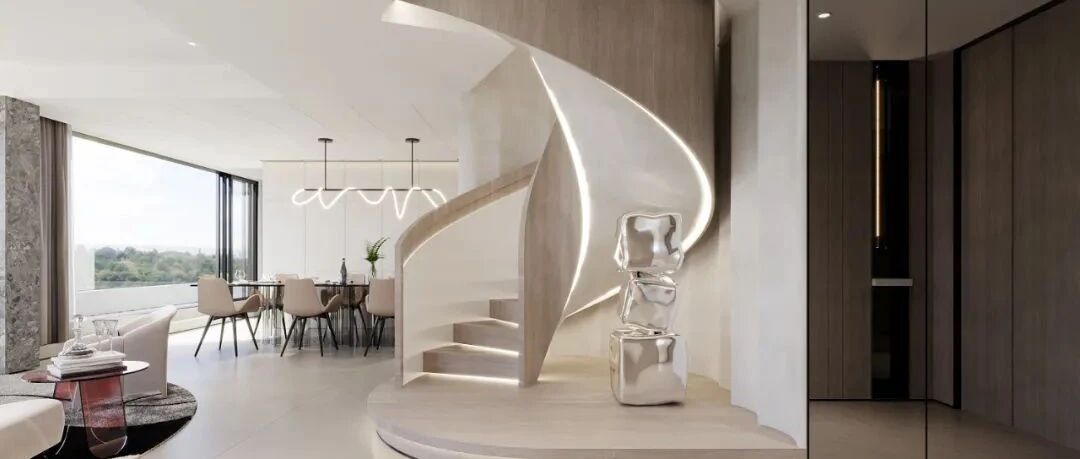 【SWS Group新作】256㎡复式，美术馆一样的家