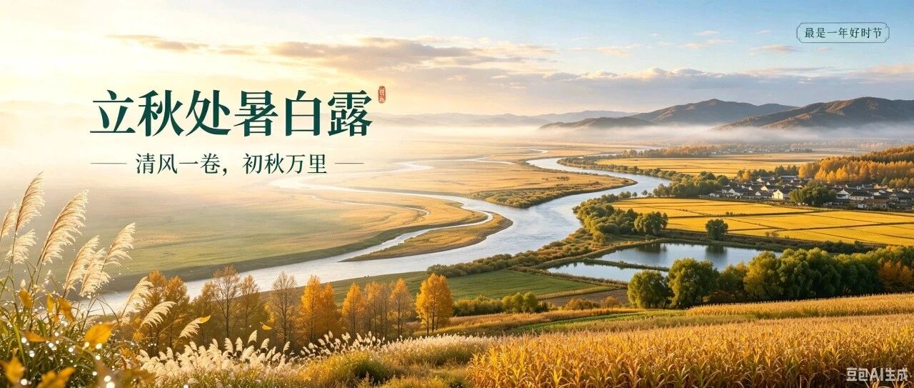 秋风初起敛繁华，读懂立秋、处暑、白露的沉淀从容智慧