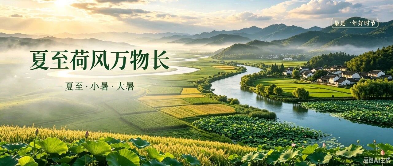 夏至荷风万物长，读懂夏至、小暑、大暑的成长修行智慧