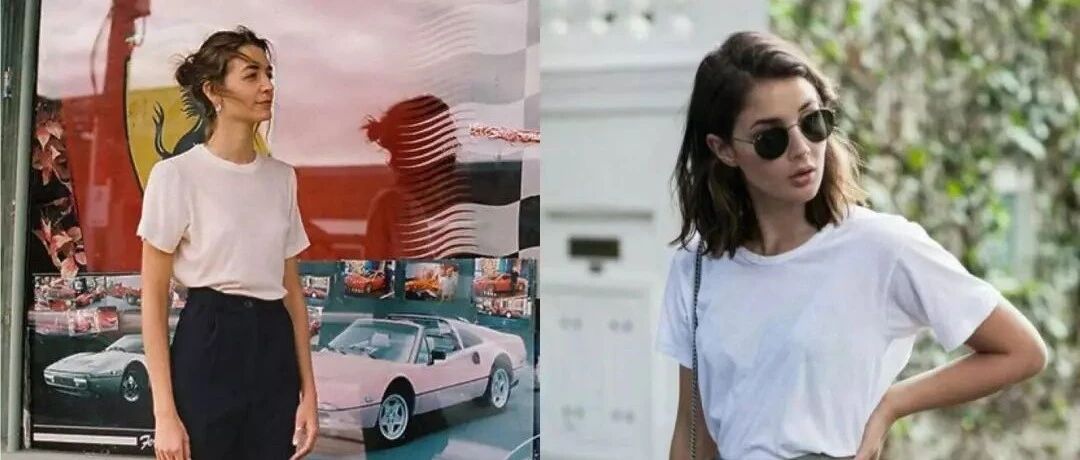 最简单的穿法也最美，几个初夏基础款穿搭look