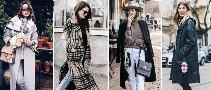 冬天穿“ 长大衣 + 平底鞋 ” = 好看又高级，时髦炸了！！