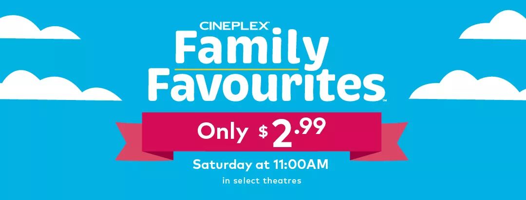 Cineplex Family Favourites 12月14日Dr.Seuss' The Grinch家庭 电影！只需2.99！