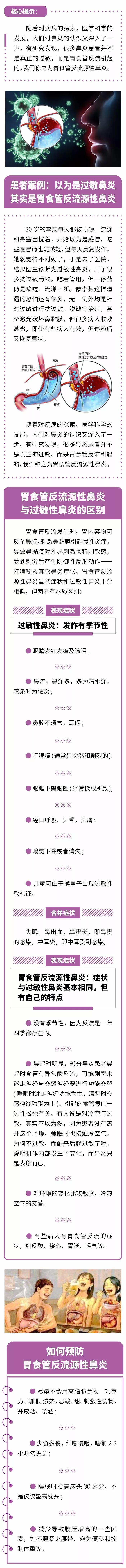 想不到吧！鼻炎原来跟胃有关系