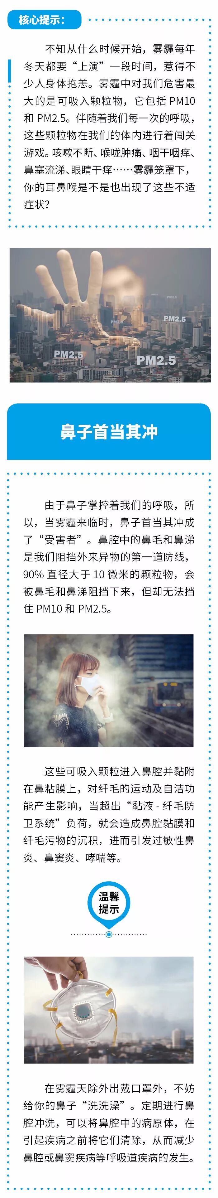 雾霾天对耳鼻喉的危害？