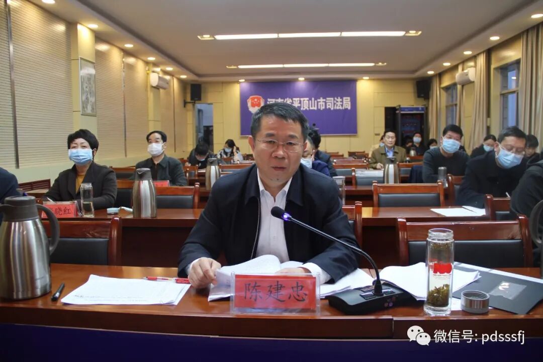 陈建忠同志强调.一要强力推进法治政府示范市创建攻坚工作.