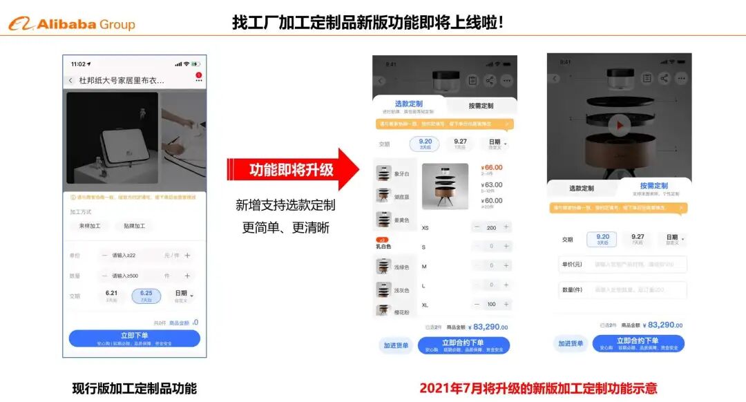 1688平臺找工廠2.0加工定制品再次升級