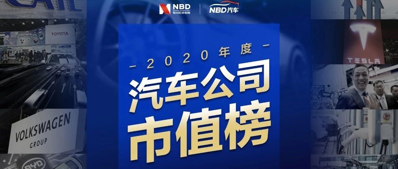 2020汽车公司市值榜：新能源引爆资本市场 超8成上市车企业绩“飘红”