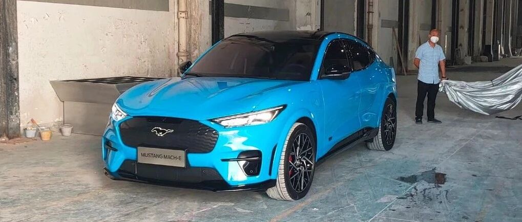 今年北京车展第一辆进口车，福特Mustang Mach-E到了
