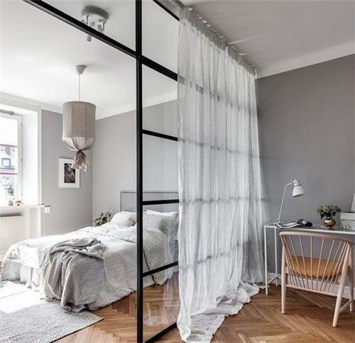 【装饰技巧】开放式卧室这样设计,空间大光线好,邻居看了都想学!