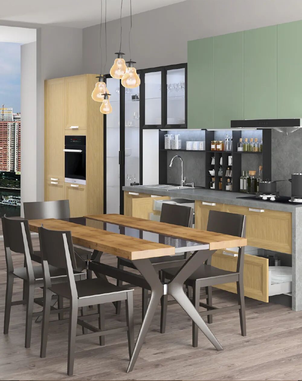 曲美“零甲醛”添加原木结构板，让定制空间无“醛”干扰！