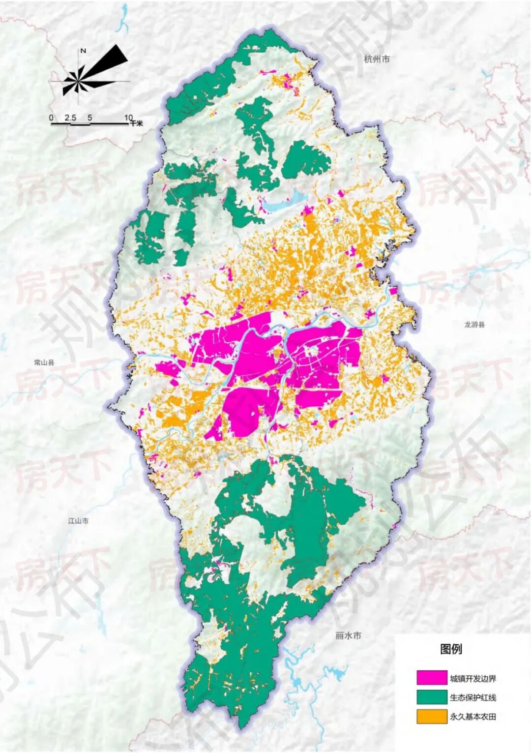 规划期限至2035年,衢州市区国土空间总体规划批后公布
