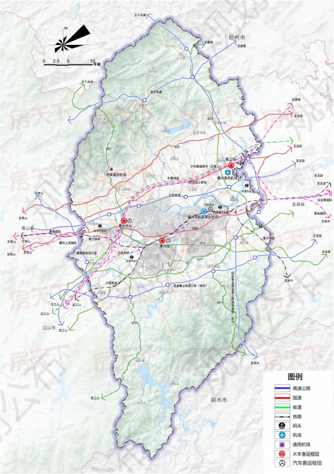 衢州城市总体规划2030图片