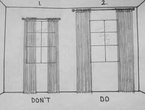 落地窗帘不能半吊子，顶天立地才有气场。