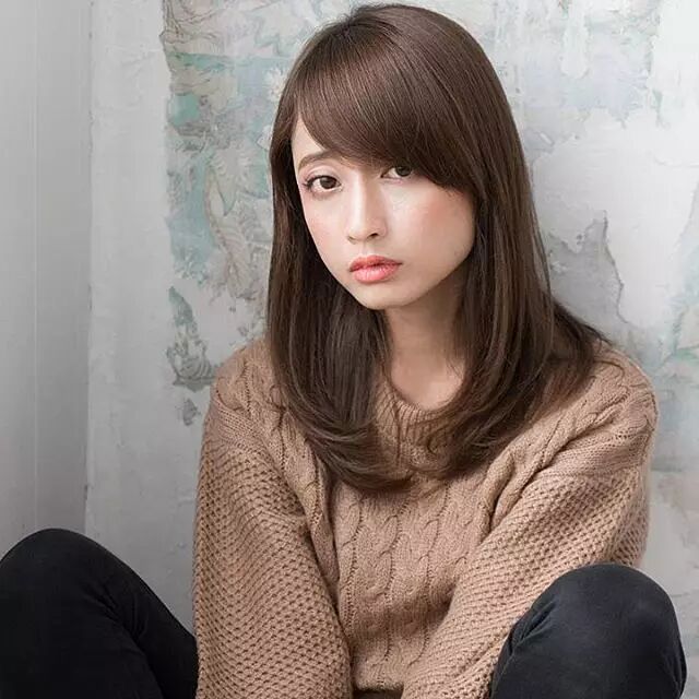 发尾内扣,少女风!