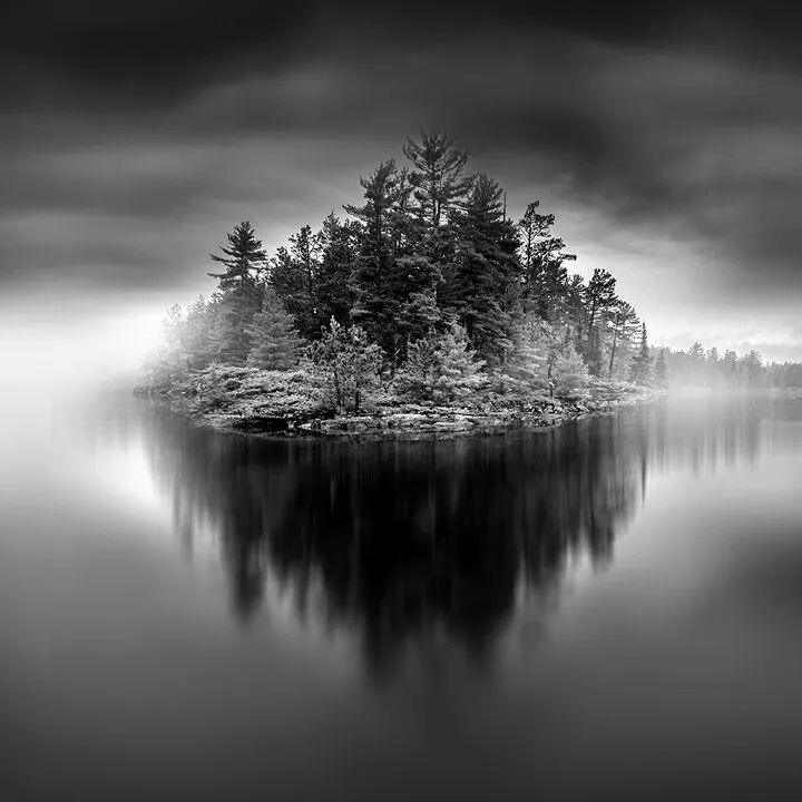 简洁,宁静,飘渺的极简黑白摄影作品 - 作品展示